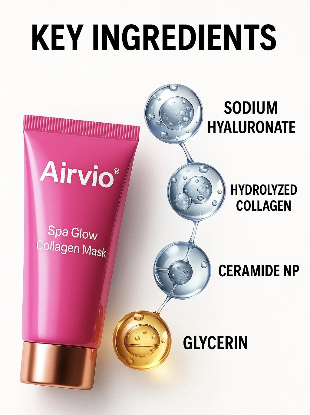Airvio® Night Care Spa Glow Collagen™ Kit - Restore your self-confidence in 7 days!